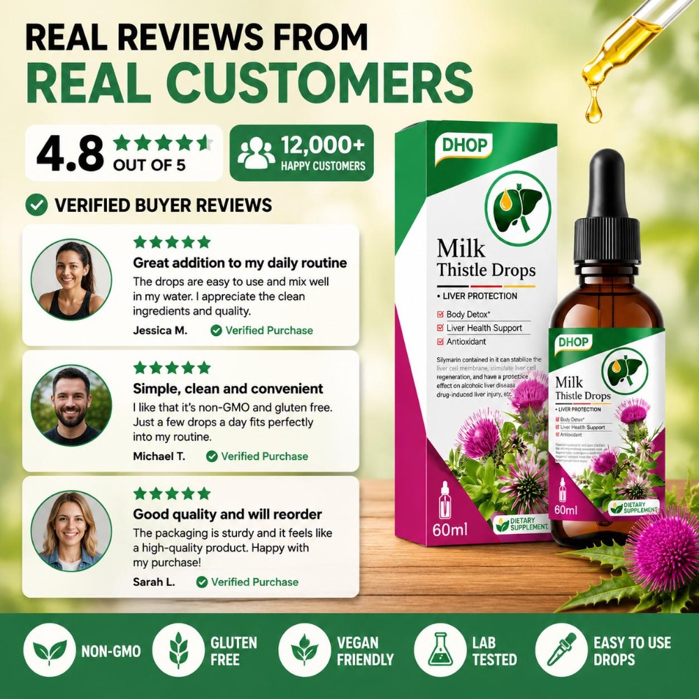 DHOP Milk Thistle Drops Silyma - огляд і ціна Milk Thistle Silymarin