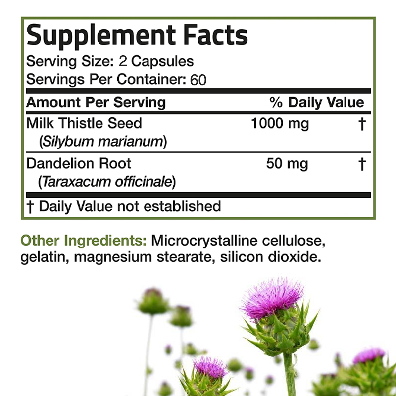 Premium Milk Thistle Supplemen - огляд і ціна Milk Thistle Silymarin