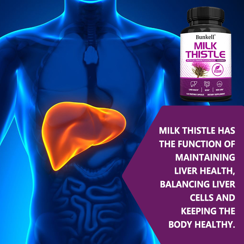 Milk Thistle Capsules 1000mg,  - огляд і ціна Herbal Wellness Water